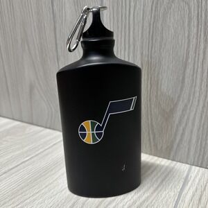 Utah Jazz Coors Sealable Metal Flask Canteen NBA Removable Lid Carabiner 16 oz